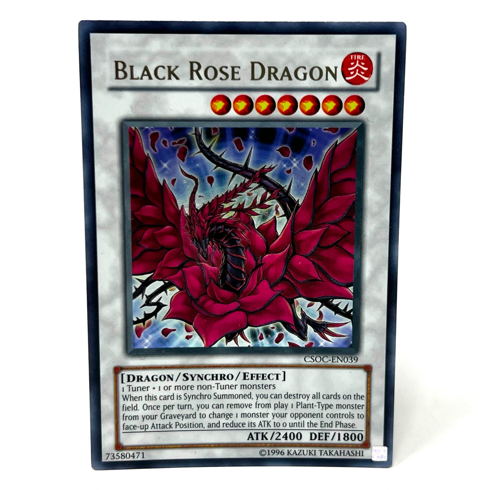 Yugioh Yu-Gi-Oh Trading Card Black Rose Dragon CSOC-EN039 – i3collectibles