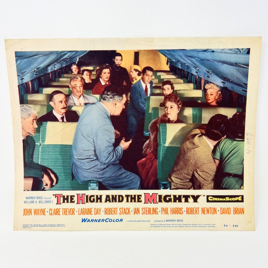 1954 The High and The Mighty Lobby Card Movie Poster (c)