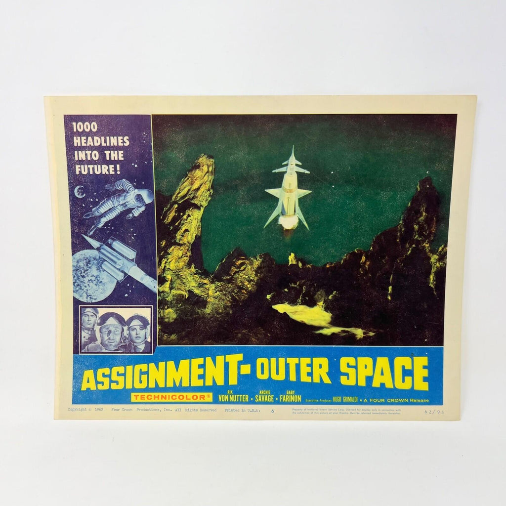 1962 Assignment - Outer Space  Movie Lobby Card No.6