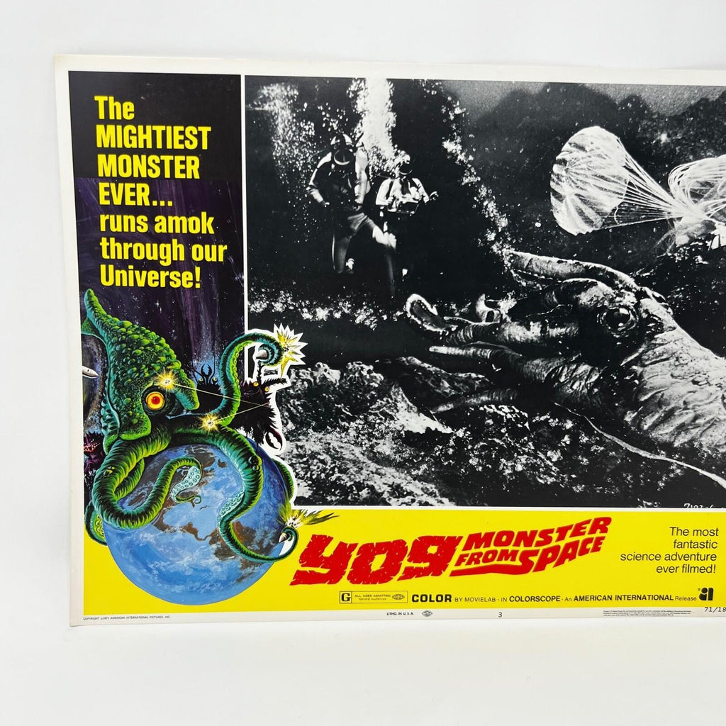 Yog Monster from Space Sci-Fi Horror Movie Lobby Card Poster No.3