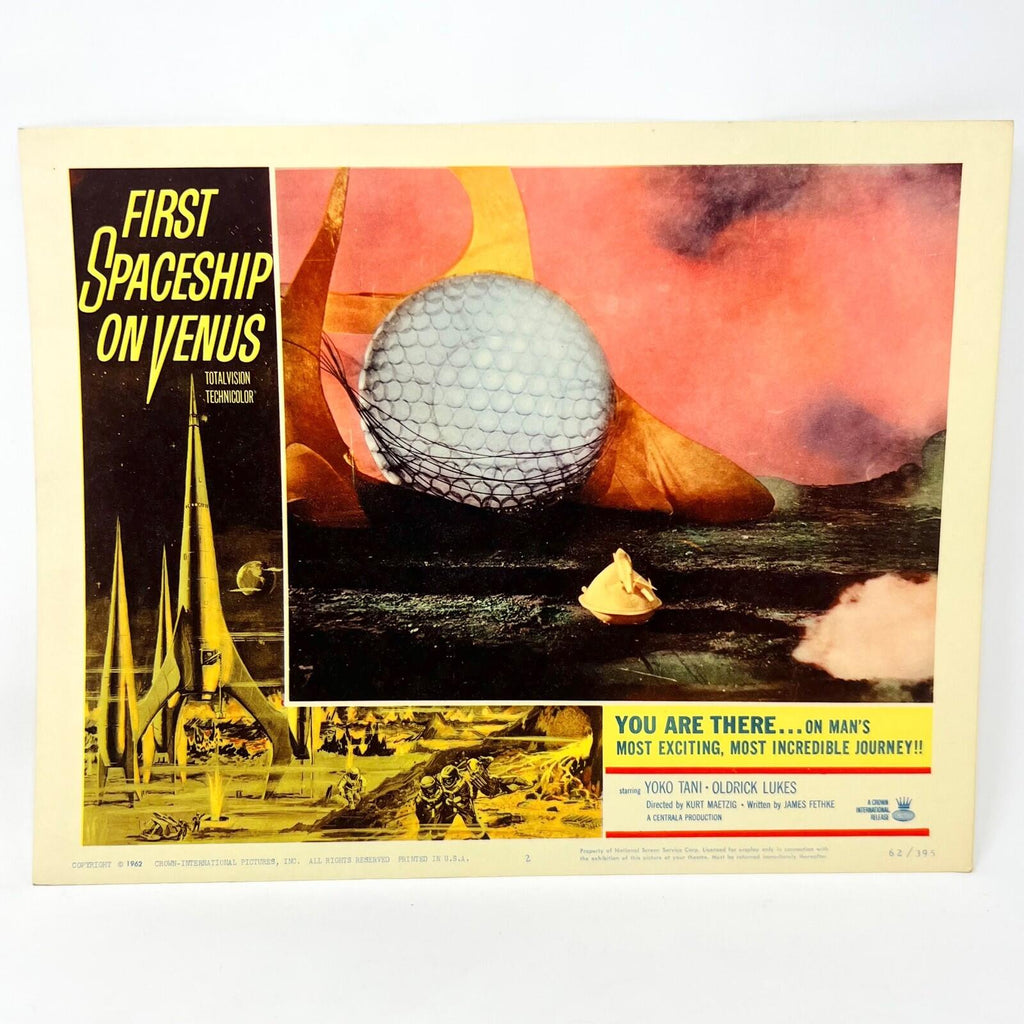 1962 First Spaceship On Venus Collectible movie Lobby Card No. 2