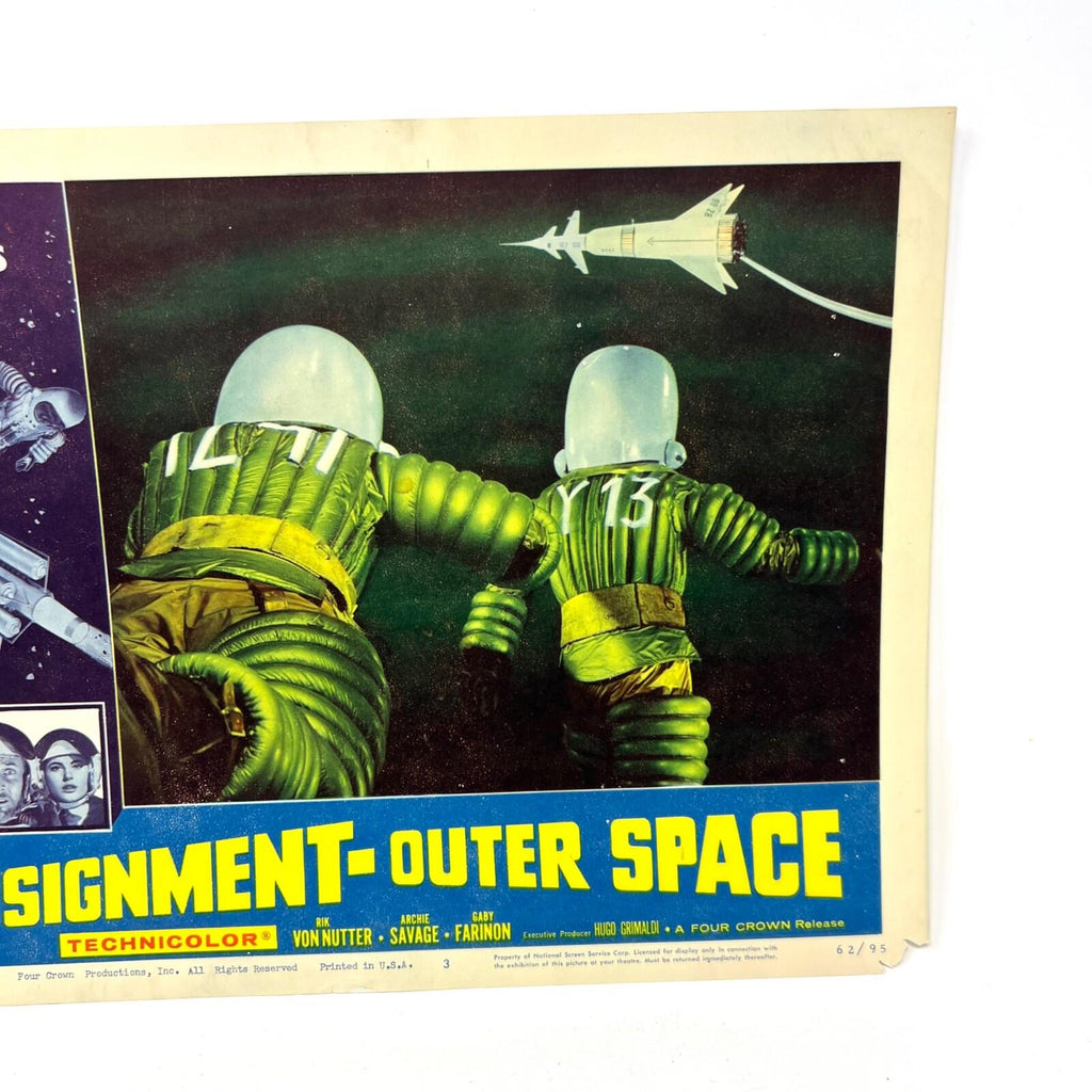 1962 Assignment - Outer Space  Movie Lobby Card No.2