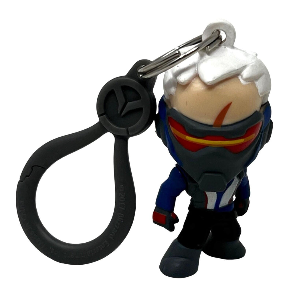 Blizzard Overwatch Soldier 76 Backpack Hanger Mini Figure Series 1 Keychain