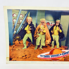 1962 The Three Stooges In Orbit Collectible Movie Lobby Card (d)