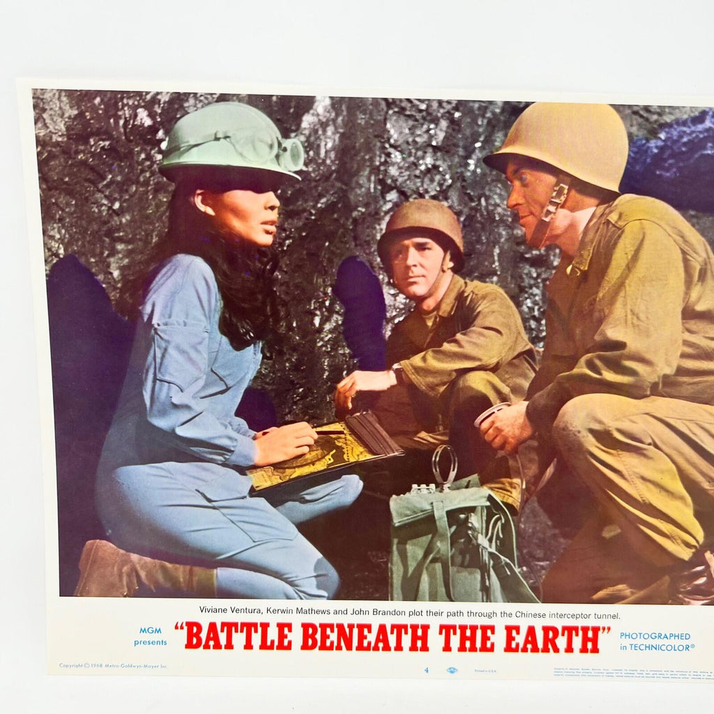 1968 Battle Beneath The Earth Sci-Fi movie Lobby Card No.4 MGM