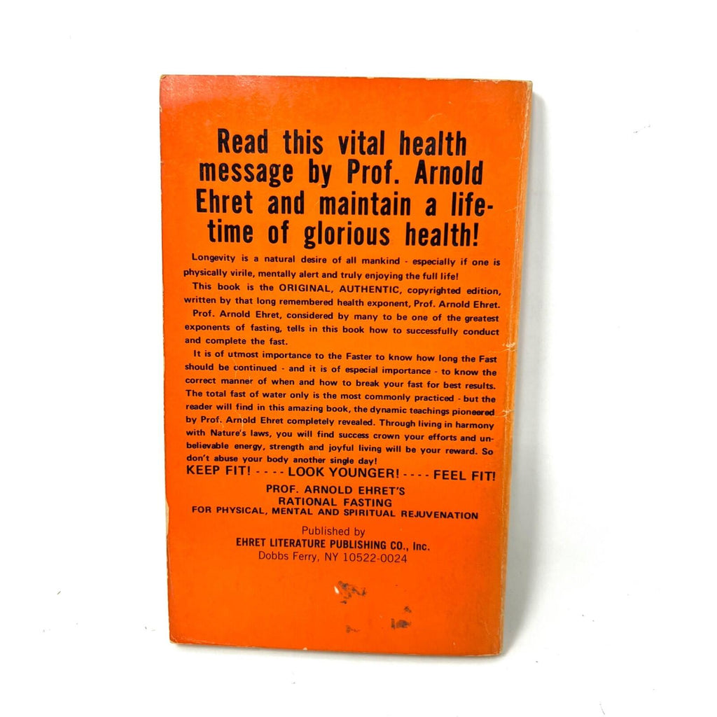 VTG Rational Fasting Arnold Ehret Book Original Physical Mental Spiritual Health