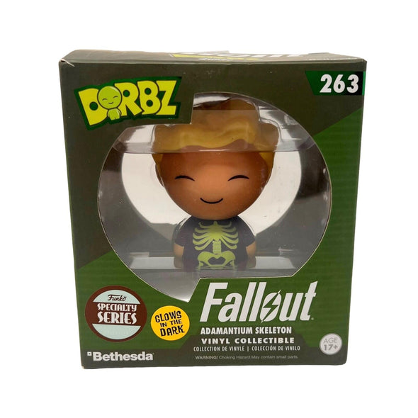 Funko Dorbz Bethesda Fallout Adamantium Skeleton Vinyl Collection GITD