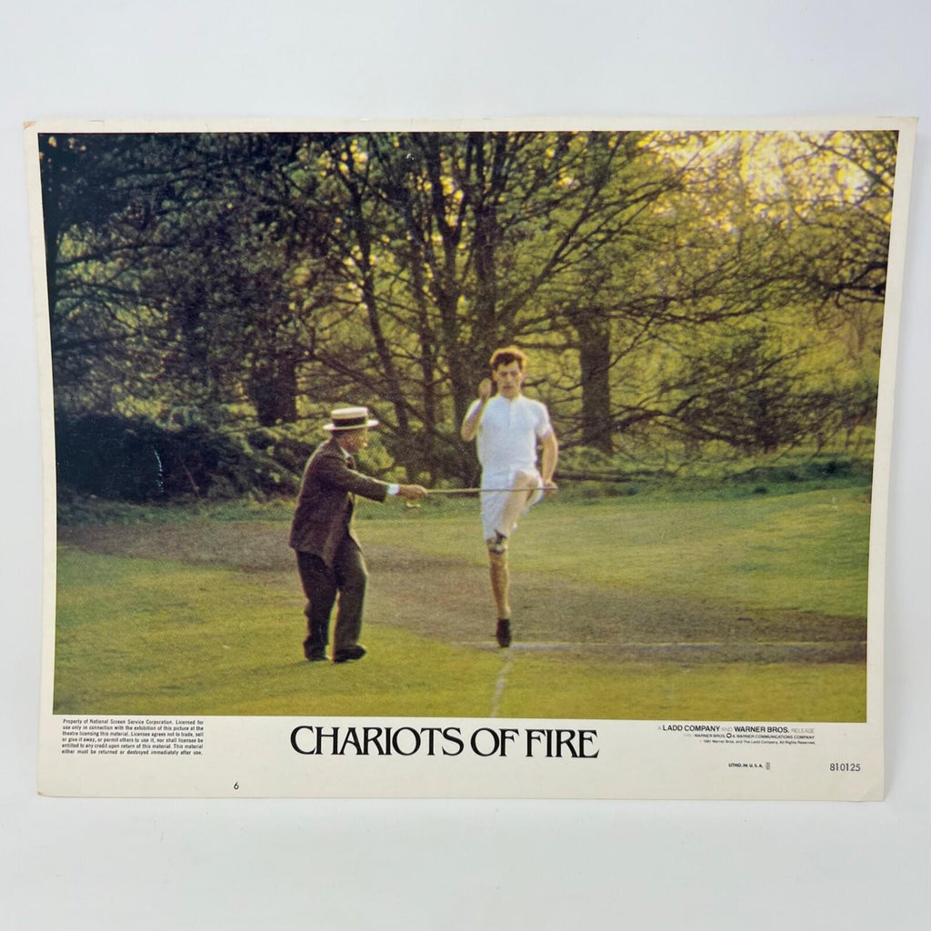 1981 Chariots Of Fire Lobby Card Movie Poster No.6