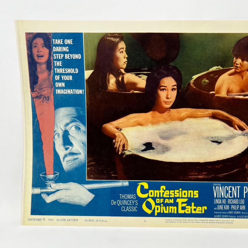 1962 Confessions of an Opium Eater Original Movie Lobby Card No.6
