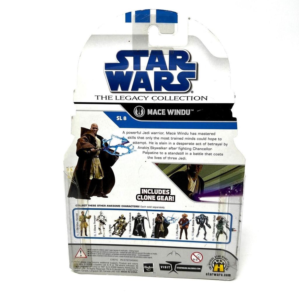 Star Wars The Legacy Collection Sage Legends Mace Windu Clone Gear