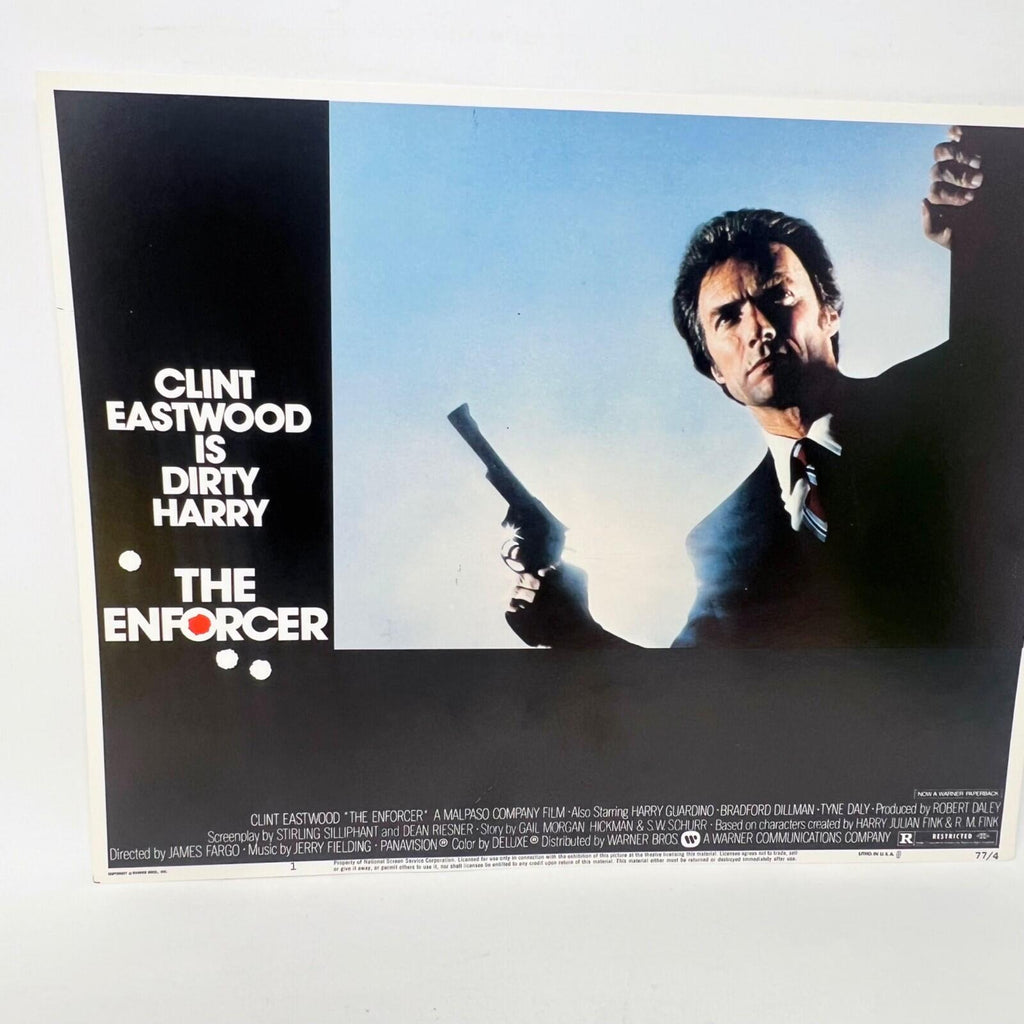 Clint Eastwood Is Dirty Harry The Enforcer Collectible movie Lobby Card No.1