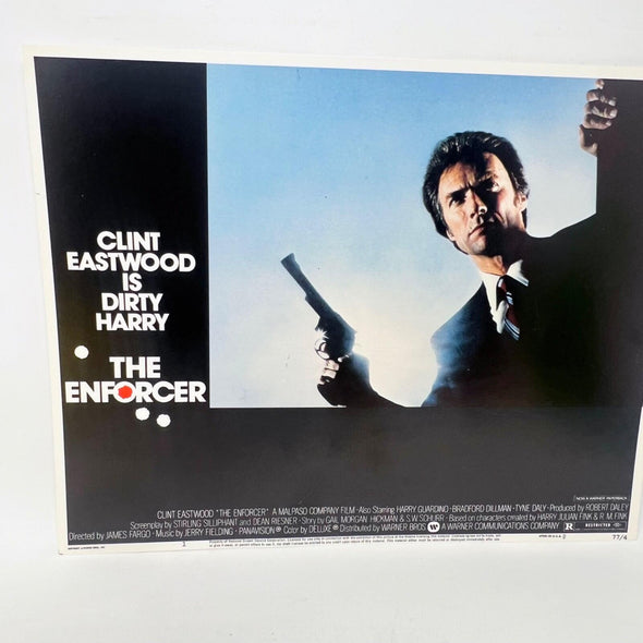 Clint Eastwood Is Dirty Harry The Enforcer Collectible movie Lobby Card No.1