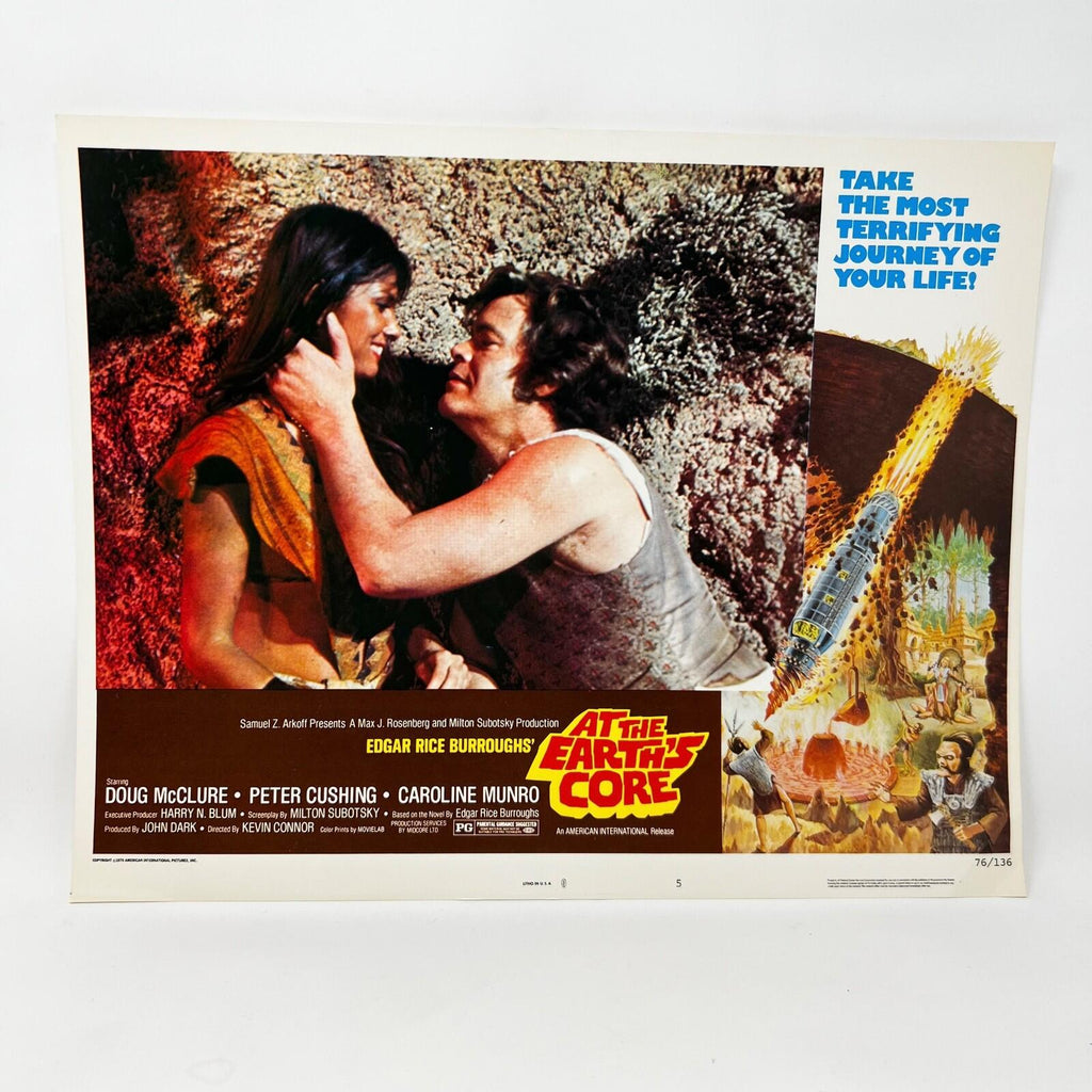 1976 At the earths Core Collectible movie Lobby Cards set of 8