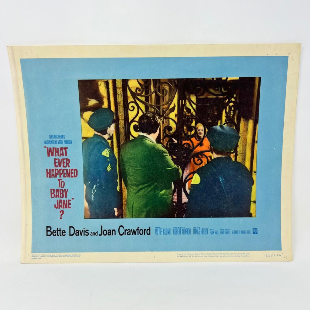 1962 What Ever Happened To Baby Jane Collectible Movie Lobby Card No.7