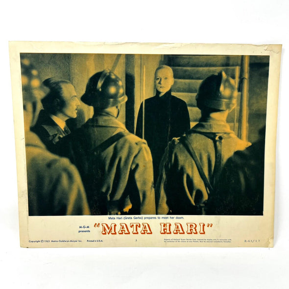 1963 MGM Mata Hari Collectible movie Lobby Card No.4