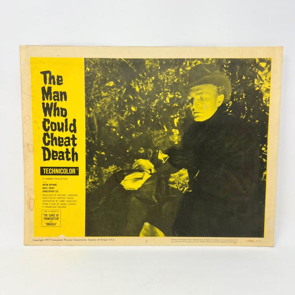1959 The Man Who Could Cheat Death Collectible Movie Lobby Card No.3