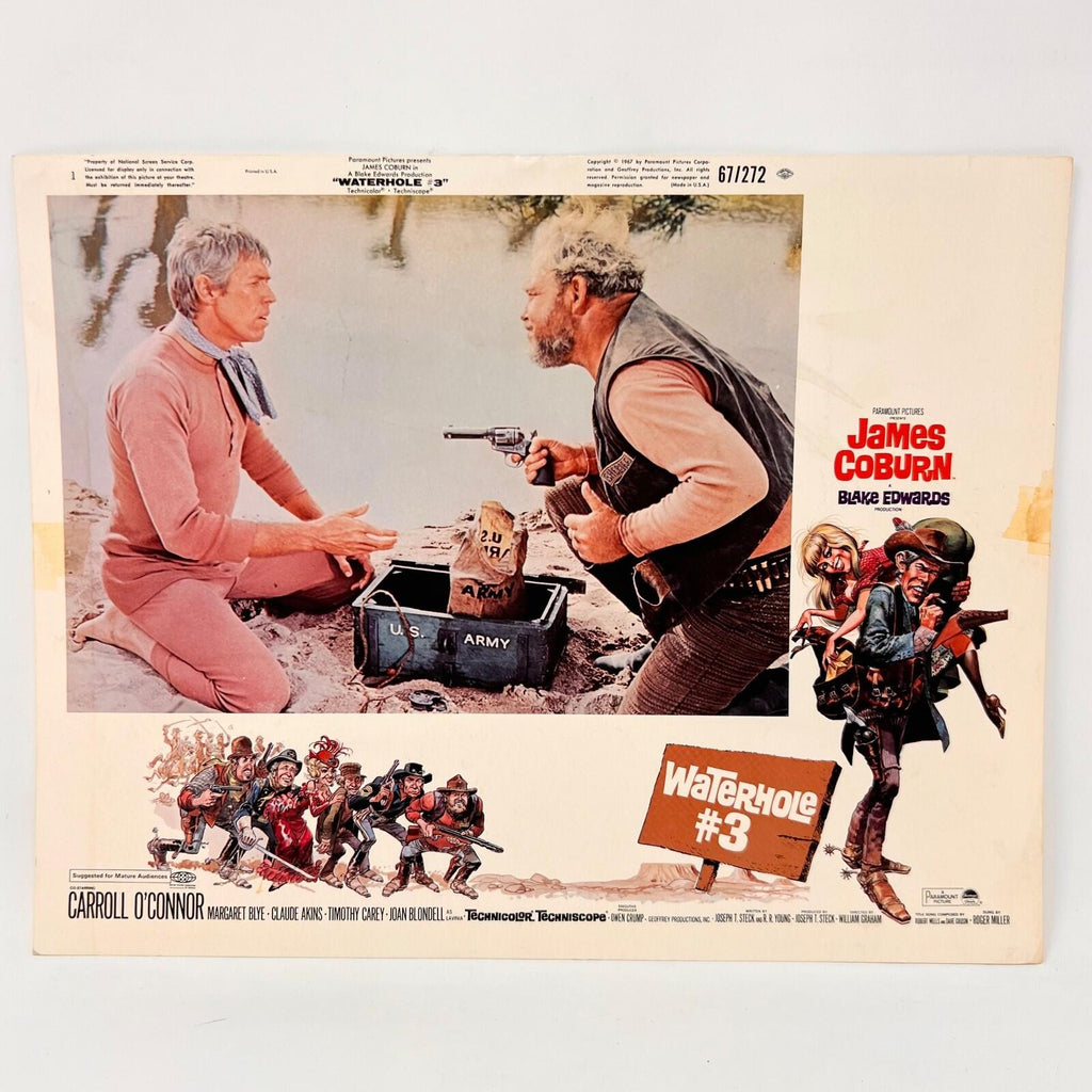 1967 Waterhole #3 Set of 8 Original Movie Lobby Cards