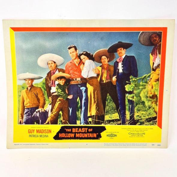 1956 The Beast Of Hollow Mountain  Vintage Movie Lobby Card No.4 Guy Madison