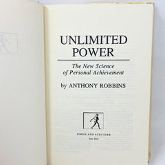 Unlimited Power Hardcover Book Tony Robbins First Edition 1986 HC DJ 2nd Print