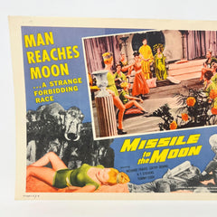 1958 Missile to the Moon Man Reaches te Moom Collectible Movie Lobby Card (b)