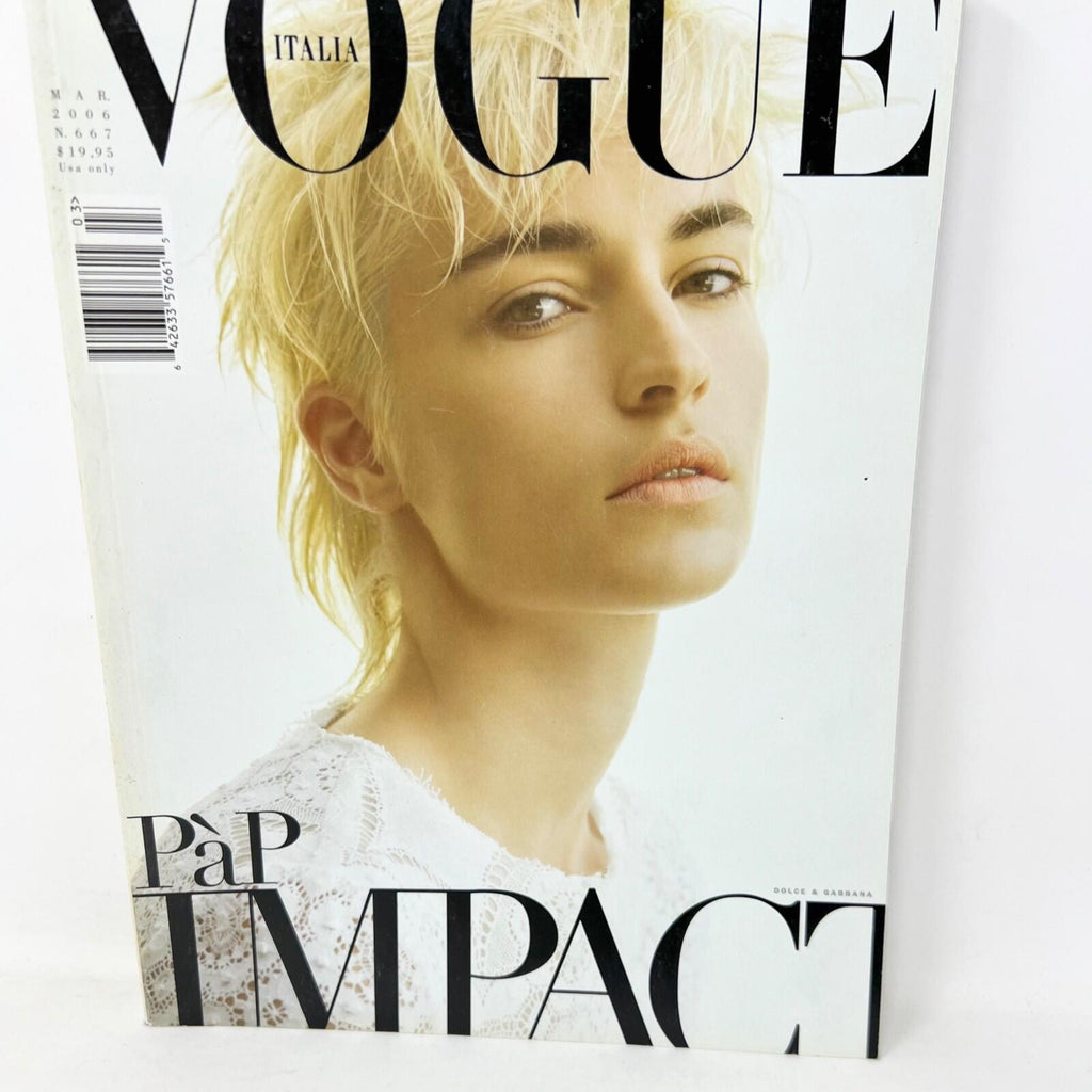 VOGUE Magazine Italia Hors Serie N. 667 March 2006 Pap Impact