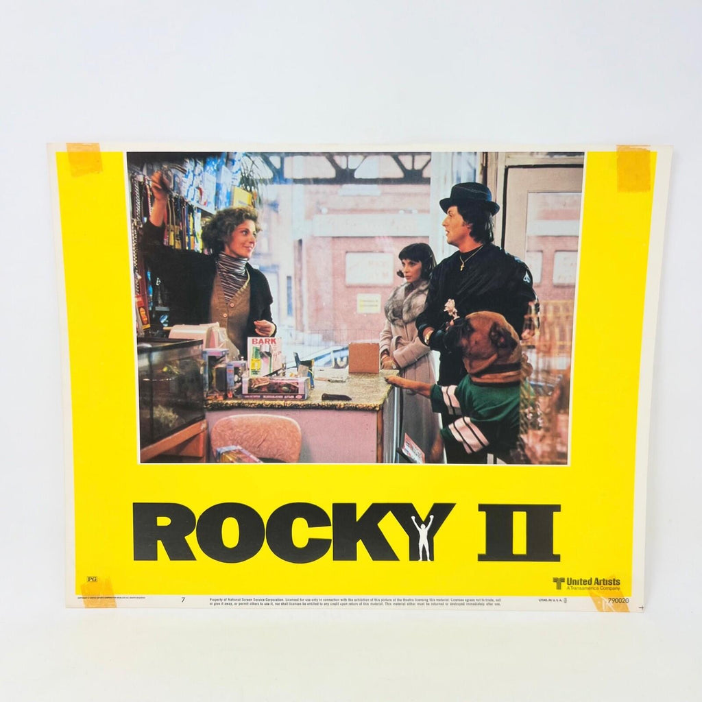 1979  Rocky II Original Movie Lobby card No.7