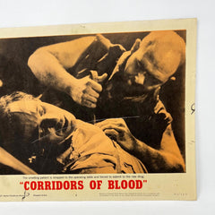 1963 Corridors Of Blood Orginal Movie Lobby Card No.6
