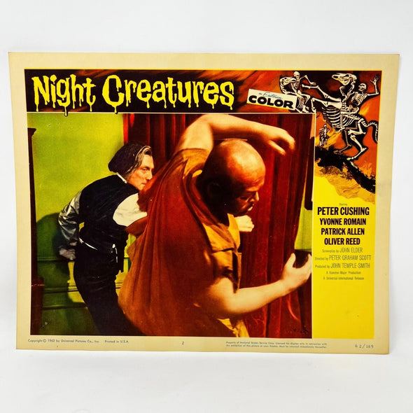 1962 Night Creatures Collectible movie Lobby Cards set of 8
