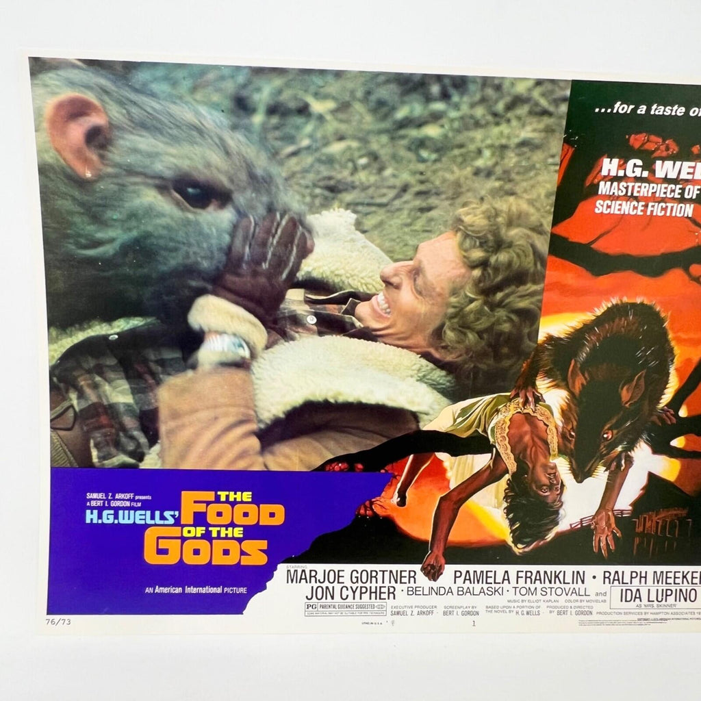 1976 The Food Of The Gods Vintage Lobby Card Movie Poster No.1