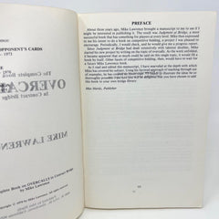 1979 The Complete Book on Overcalls in Contract Bridge Mike Lawrence
