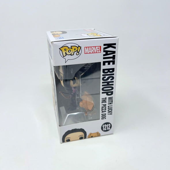 Funko Pop Marvel Hawkeye Kate Bishop with Lucky The Pizza Dog #1212
