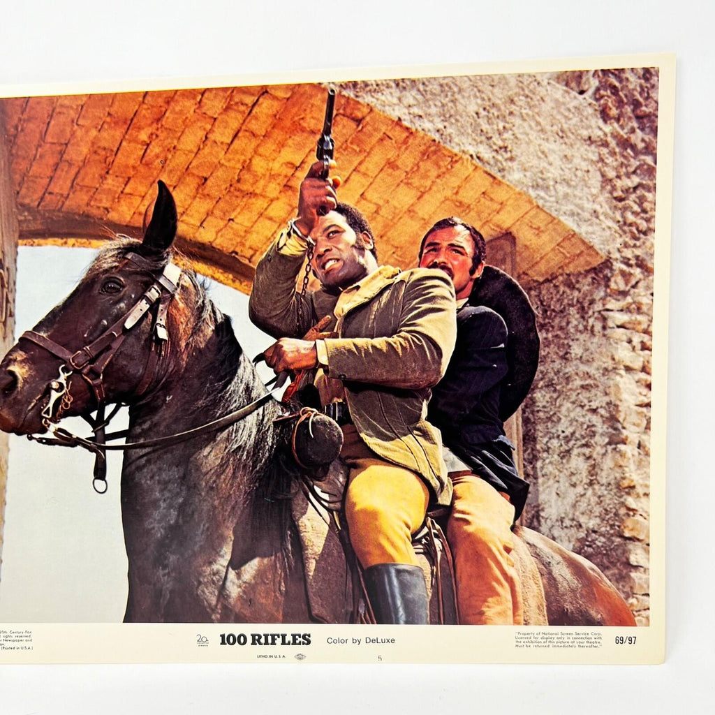 100 Rifles Movie Lobby Card No. 5