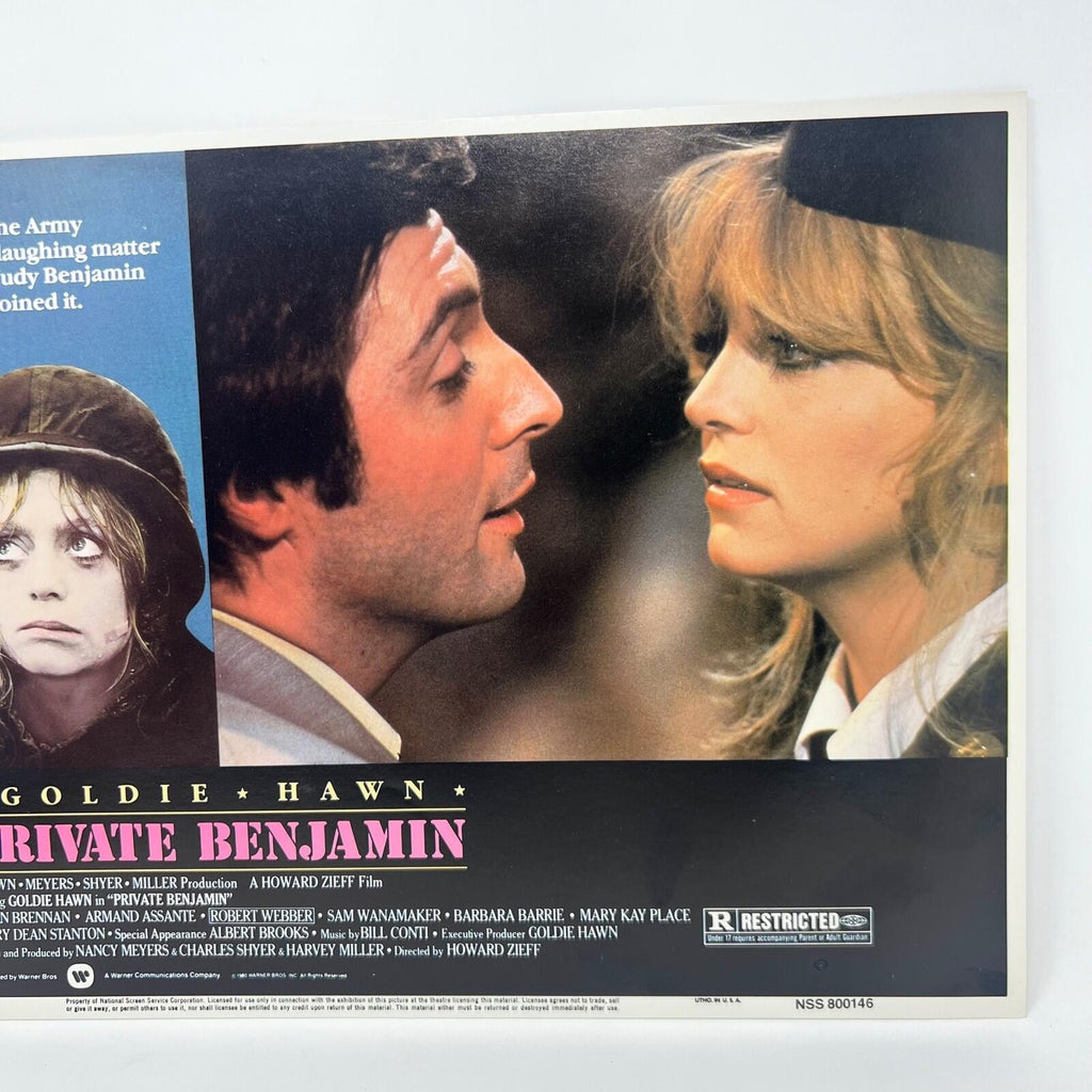 1980 Goldie Hawn Private Benjamin Collectible movie Lobby Card (d)