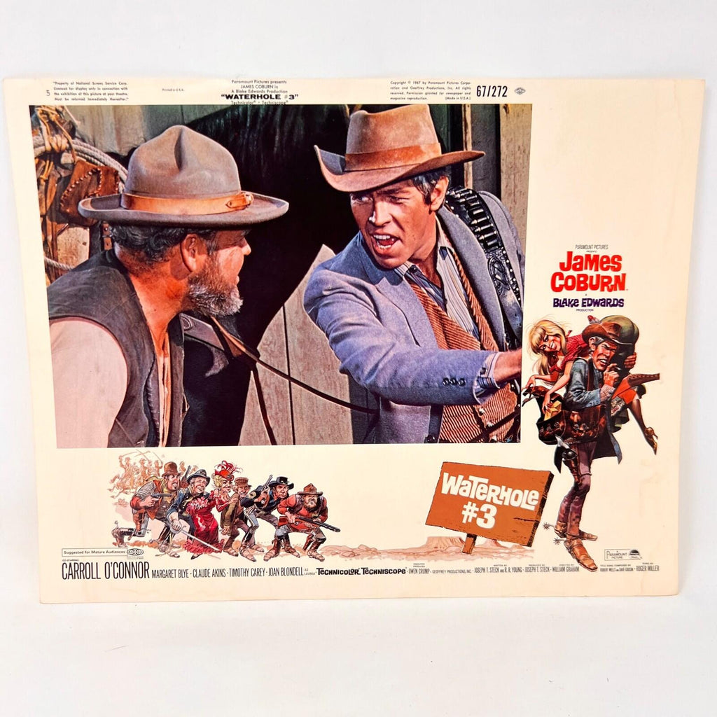 1967 Waterhole #3 Set of 8 Original Movie Lobby Cards