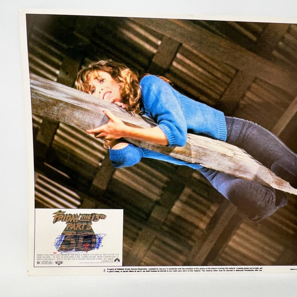 1983 Friday The 13th Part 3 3D Original Movie Lobby card No.5