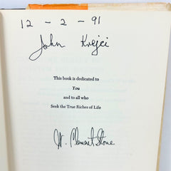 The Success System That Never Fails by W Clement Stone HC DJ 1967 Signed