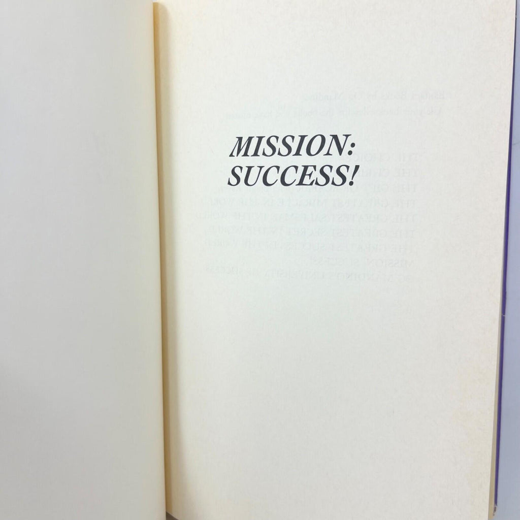 Mission: Success! By OG Mandino 1986, Hardcover First Edition HD DJ