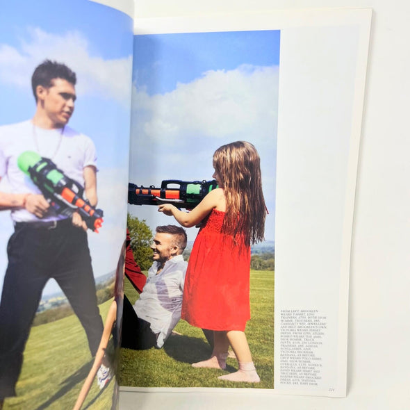 VOGUE BRITISH MAGAZINE, THE BECKHAMS ON FAMILY FAME & FASHION OCTOBER, 2018