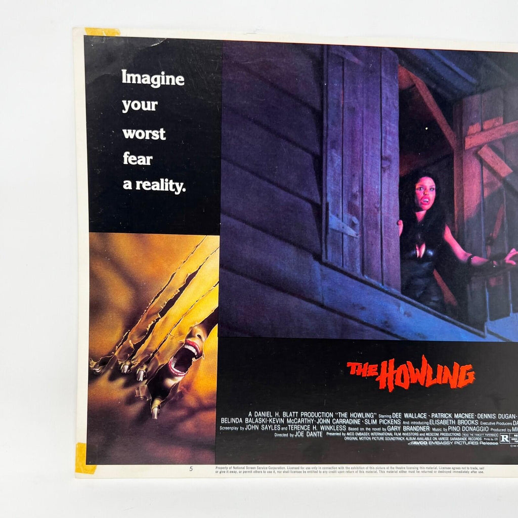 The Howling Horror Collectible movie Lobby Card No.5