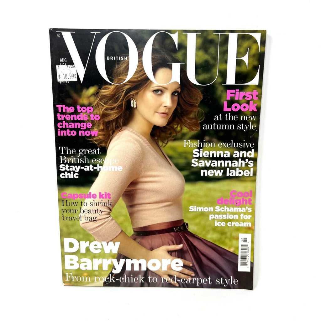 Vogue Magazine December 2007 The Top Trends to change into now Drew Barrymore