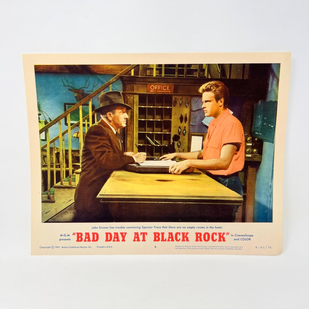 1961 Bad Day At Black Rock Lobby Card Movie Poster No.4