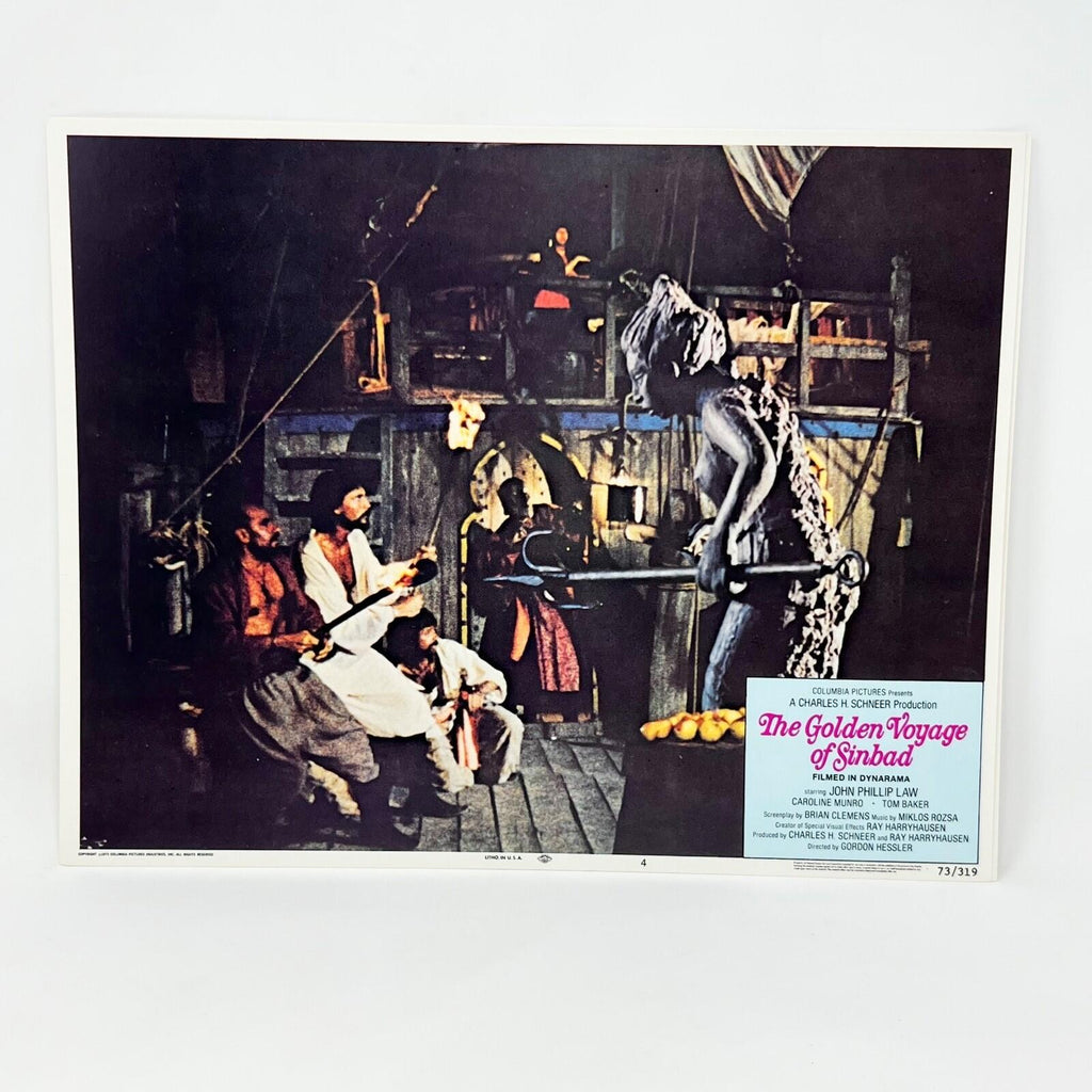 The Golden Voyage Of Simbad Collectible Lobby Card Poster Set of 7