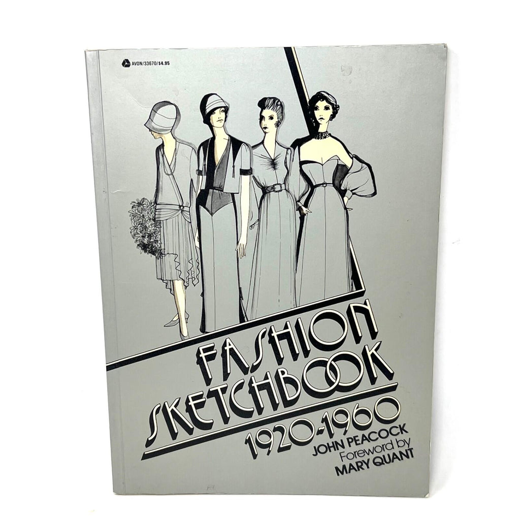 Fashion Sketchbook 1920 – 1960 by John Peacock - Vintage 1977 1st Printing