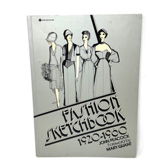 Fashion Sketchbook 1920 – 1960 by John Peacock - Vintage 1977 1st Printing