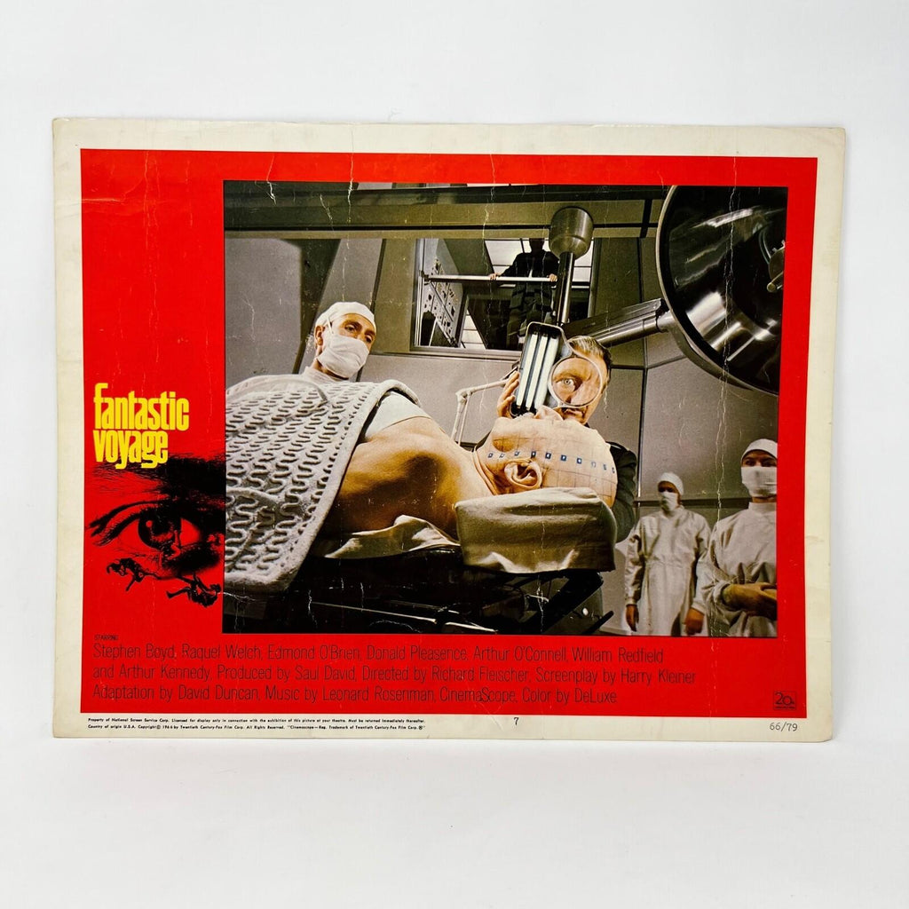 1966 Fantastic Voyage Collectible movie Lobby Card No.7
