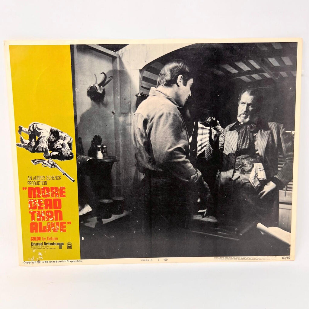 1968 More Dead Than Alive Original Movie Lobby Cards set of 4