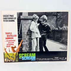 1970 Scream and Scream Again Original Movie Lobby Card 70/53 No.6