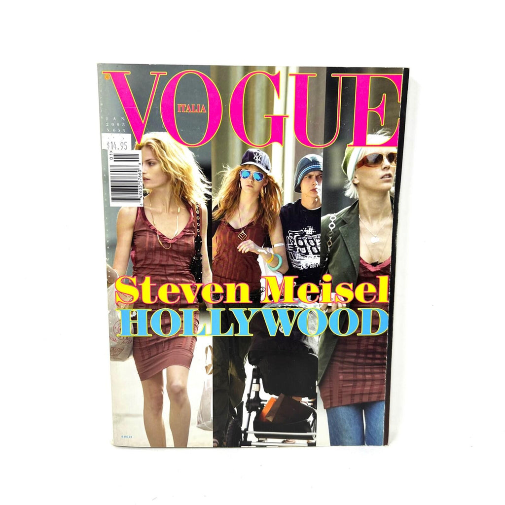 VOGUE Magazine Italia January 2005 Hollywood Steven Meisel BRUCE WEBER Rare