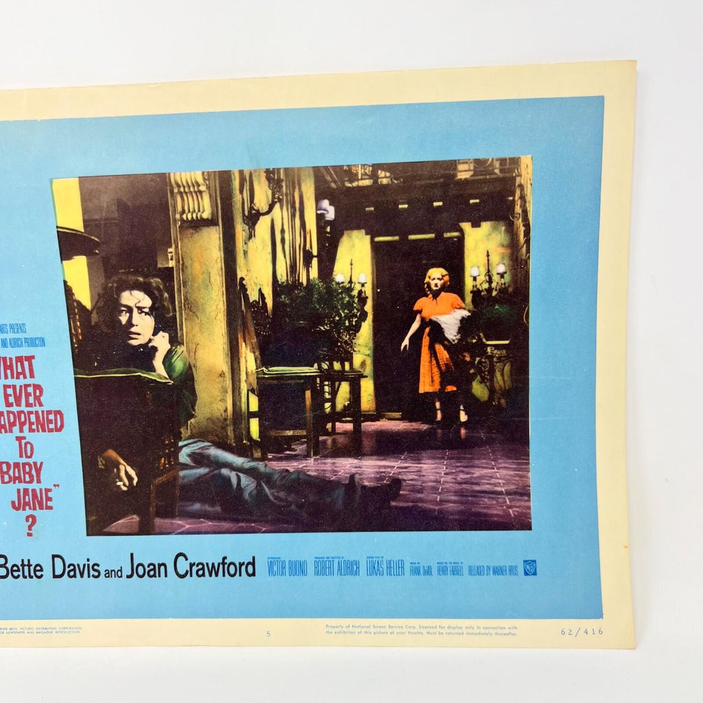 1962 What Ever Happened To Baby Jane Collectible Movie Lobby Card No.5