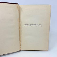 Vintage Book Zenobia, Queen OF Palmyra Hardcover